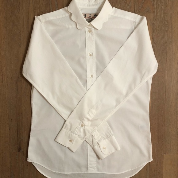 Kiel James Patrick Tops - Kiel James Patrick Scallop Oxford.